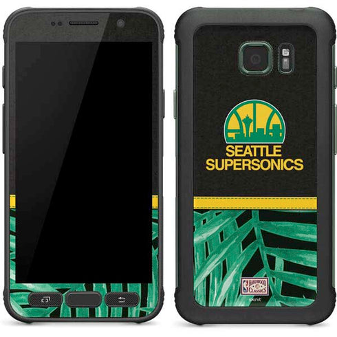 NBA Seattle SuperSonics Retro Palms Galaxy S7 Active Skin