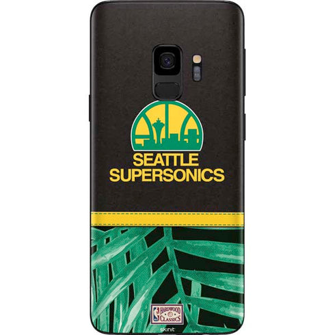 NBA Seattle SuperSonics Retro Palms Galaxy S9 Skin