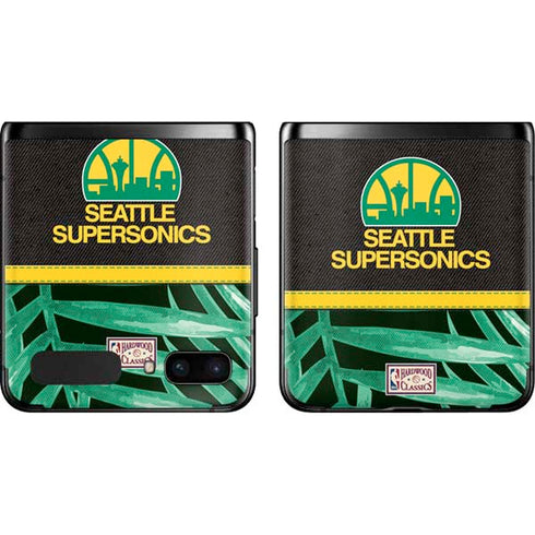 NBA Seattle SuperSonics Retro Palms Galaxy Z Flip Skin