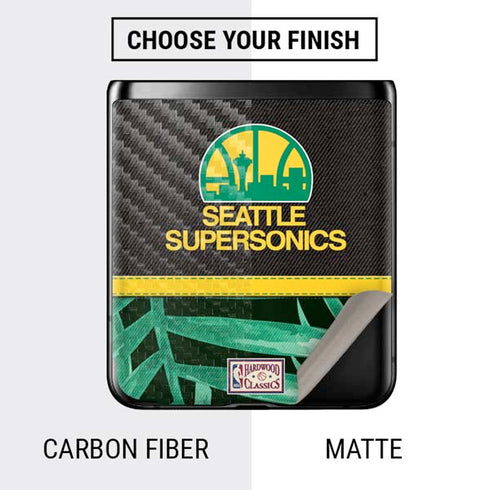 NBA Seattle SuperSonics Retro Palms Galaxy Z Flip Skin
