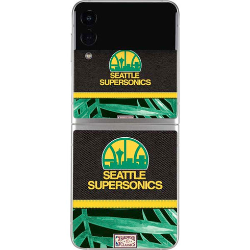 NBA Seattle SuperSonics Retro Palms Galaxy Z Flip4 5G Skin