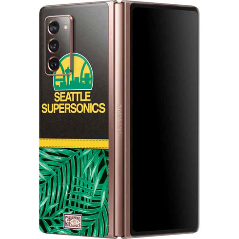 NBA Seattle SuperSonics Retro Palms Galaxy Z Fold2 5G Skin