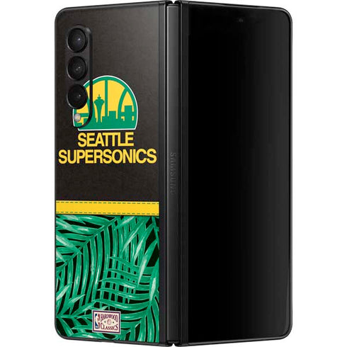 NBA Seattle SuperSonics Retro Palms Galaxy Z Fold3 5G Skin