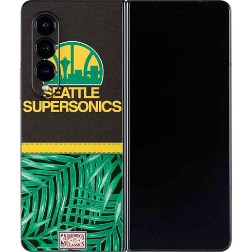 NBA Seattle SuperSonics Retro Palms Galaxy Z Fold4 5G Skin