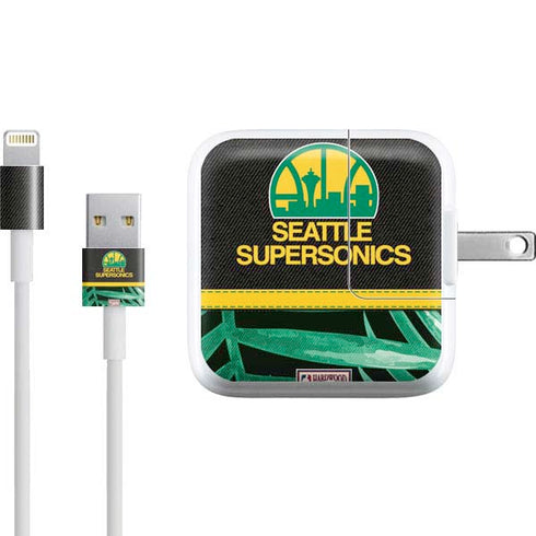 NBA Seattle SuperSonics Retro Palms iPad Charger (10W USB) Skin