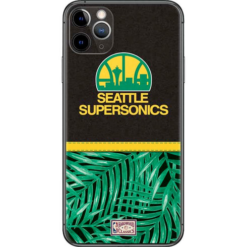 NBA Seattle SuperSonics Retro Palms iPhone 11 Pro Max Skin