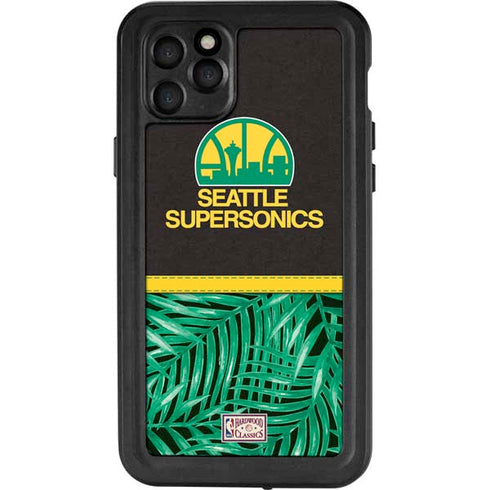 NBA Seattle SuperSonics Retro Palms iPhone 11 Pro Max Waterproof Case