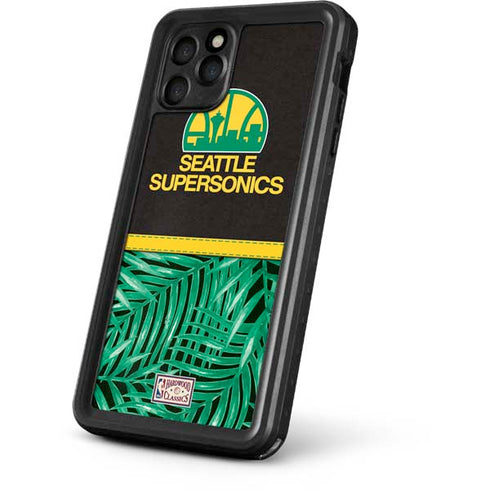 NBA Seattle SuperSonics Retro Palms iPhone 11 Pro Max Waterproof Case