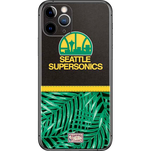 NBA Seattle SuperSonics Retro Palms iPhone 11 Pro Skin
