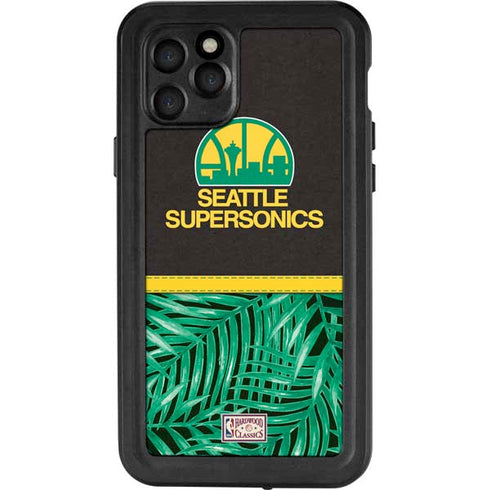 NBA Seattle SuperSonics Retro Palms iPhone 11 Pro Waterproof Case