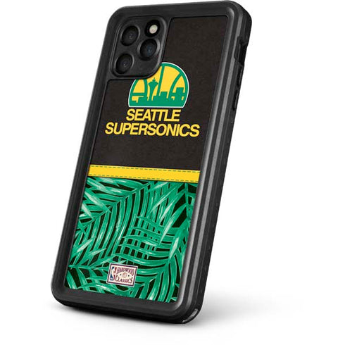 NBA Seattle SuperSonics Retro Palms iPhone 11 Pro Waterproof Case