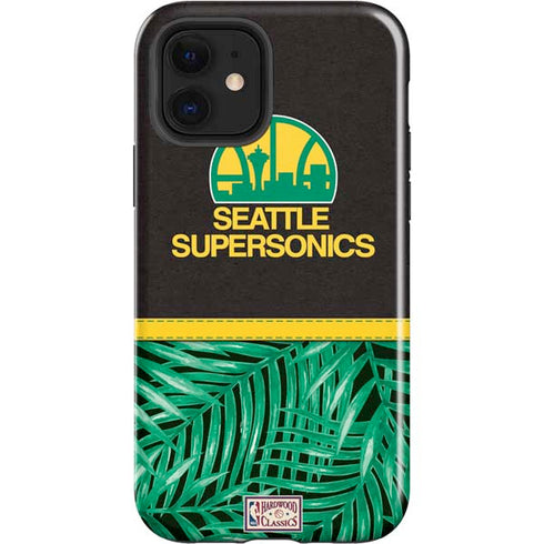 NBA Seattle SuperSonics Retro Palms iPhone 12 Impact Case