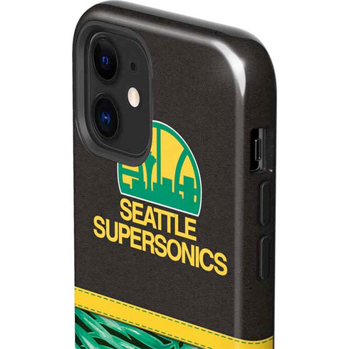 NBA Seattle SuperSonics Retro Palms iPhone 12 Impact Case
