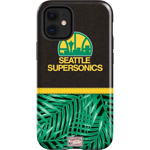 NBA Seattle SuperSonics Retro Palms iPhone 12 Mini Impact Case