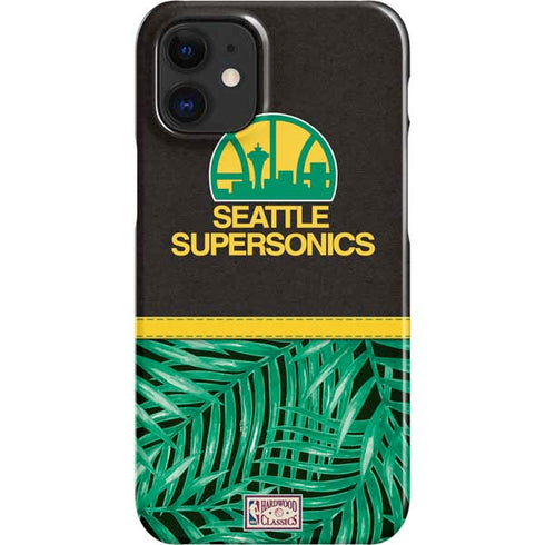 NBA Seattle SuperSonics Retro Palms iPhone 12 Mini Lite Case