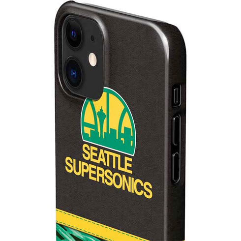 NBA Seattle SuperSonics Retro Palms iPhone 12 Mini Lite Case