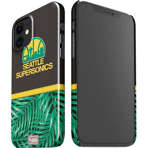 NBA Seattle SuperSonics Retro Palms iPhone 12 Mini Lite Case