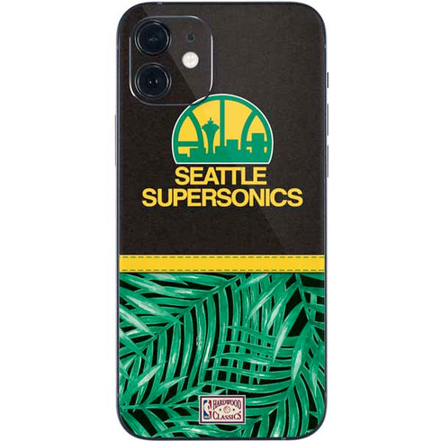 NBA Seattle SuperSonics Retro Palms iPhone 12 Mini Skin