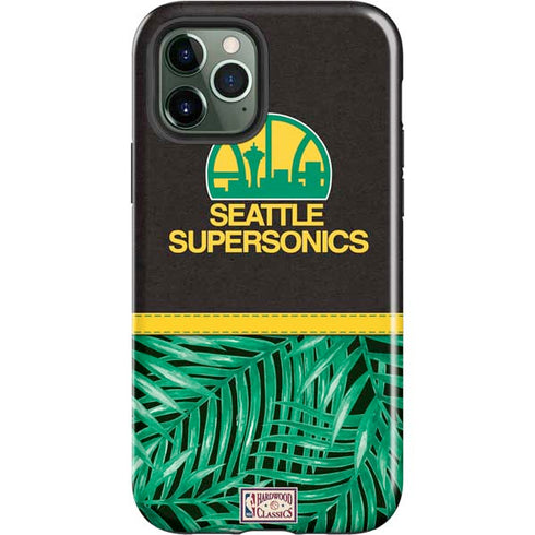 NBA Seattle SuperSonics Retro Palms iPhone 12 Pro Impact Case