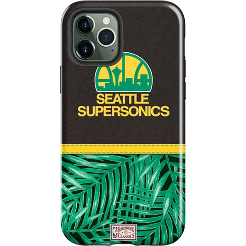 NBA Seattle SuperSonics Retro Palms iPhone 12 Pro Max Impact Case