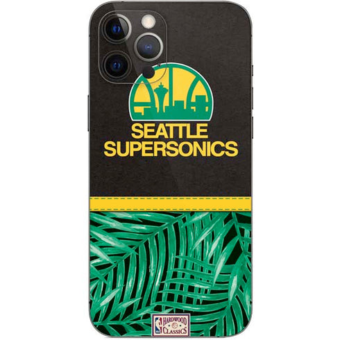 NBA Seattle SuperSonics Retro Palms iPhone 12 Pro Max Skin