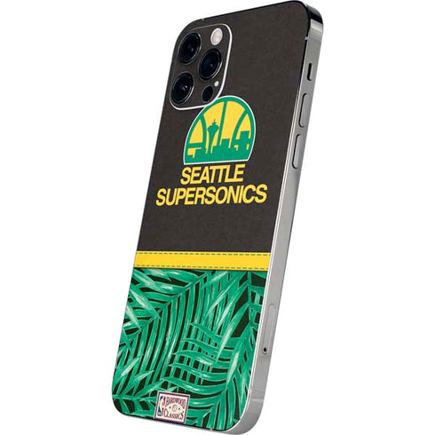 NBA Seattle SuperSonics Retro Palms iPhone 12 Pro Max Skin