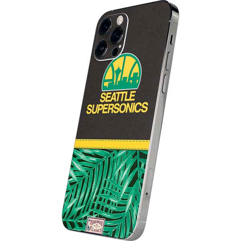 NBA Seattle SuperSonics Retro Palms iPhone 12 Pro Skin