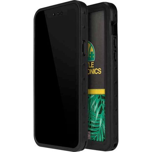 NBA Seattle SuperSonics Retro Palms iPhone 12 Pro Waterproof Case