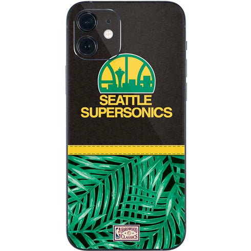 NBA Seattle SuperSonics Retro Palms iPhone 12 Skin