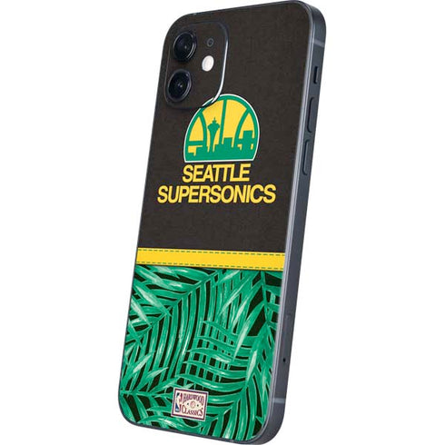 NBA Seattle SuperSonics Retro Palms iPhone 12 Skin