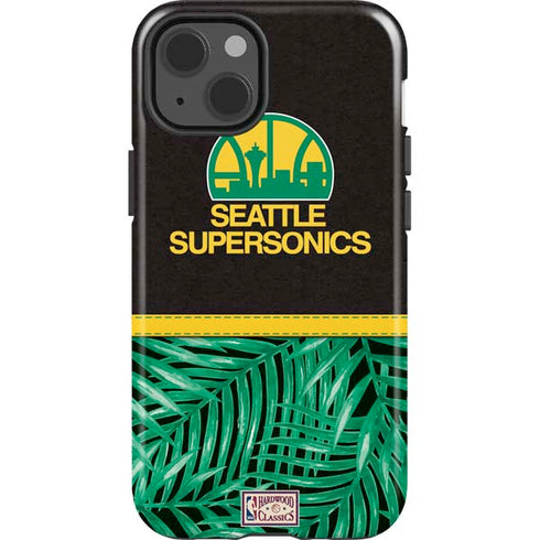 NBA Seattle SuperSonics Retro Palms iPhone 13 Impact Case