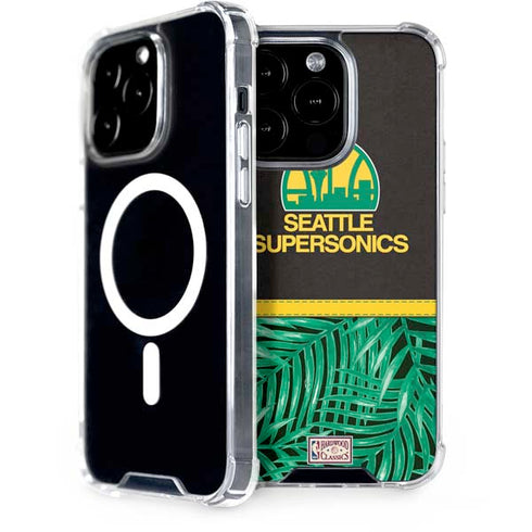 NBA Seattle SuperSonics Retro Palms iPhone 13 Pro MagSafe Case