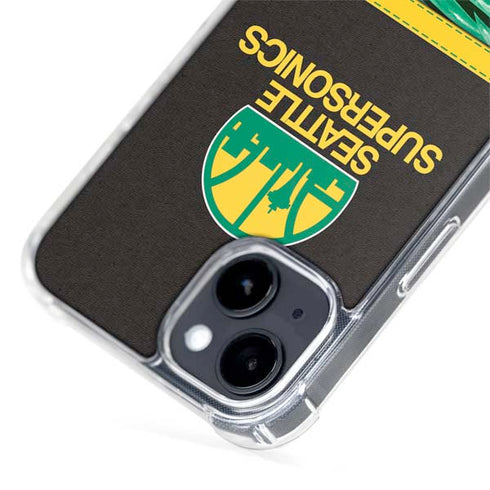 NBA Seattle SuperSonics Retro Palms iPhone 15 Plus MagSafe Case