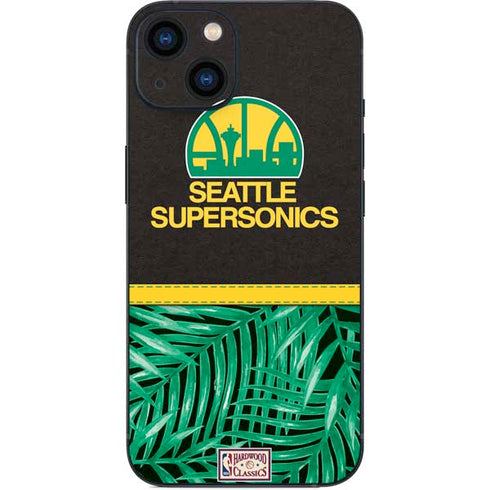 NBA Seattle SuperSonics Retro Palms iPhone 14 Plus Skin