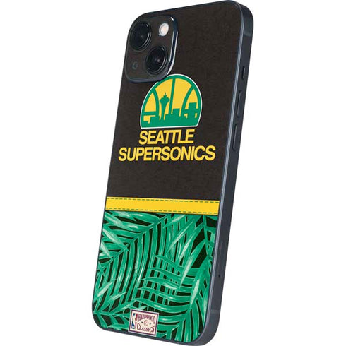NBA Seattle SuperSonics Retro Palms iPhone 14 Plus Skin