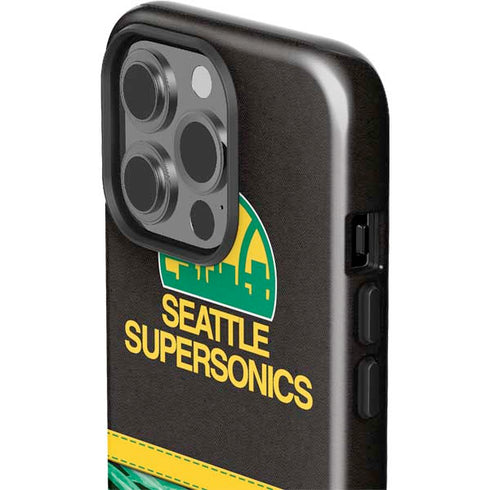 NBA Seattle SuperSonics Retro Palms iPhone 14 Pro Impact Case