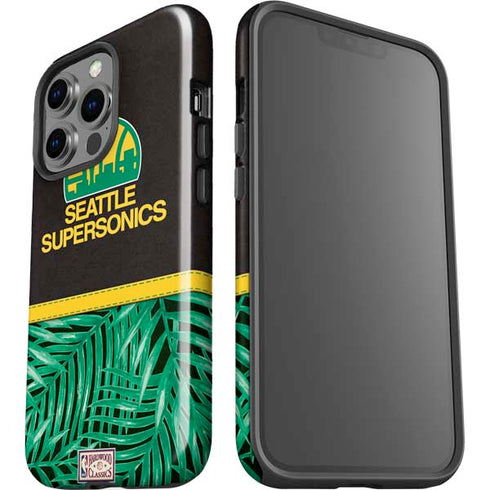 NBA Seattle SuperSonics Retro Palms iPhone 15 Pro Impact Case