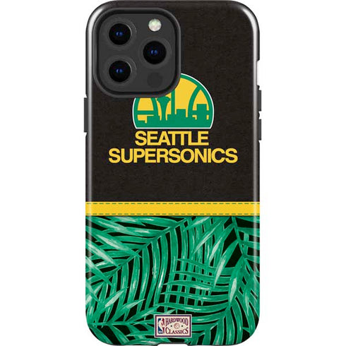 NBA Seattle SuperSonics Retro Palms iPhone 15 Pro Max Impact Case