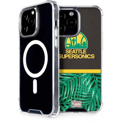 NBA Seattle SuperSonics Retro Palms iPhone 15 Pro Max MagSafe Case