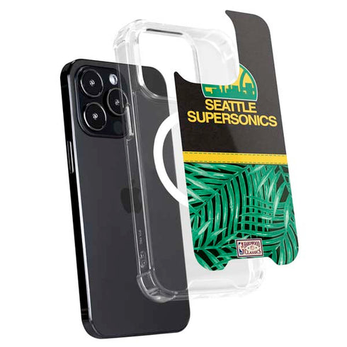 NBA Seattle SuperSonics Retro Palms iPhone 15 Pro Max MagSafe Case
