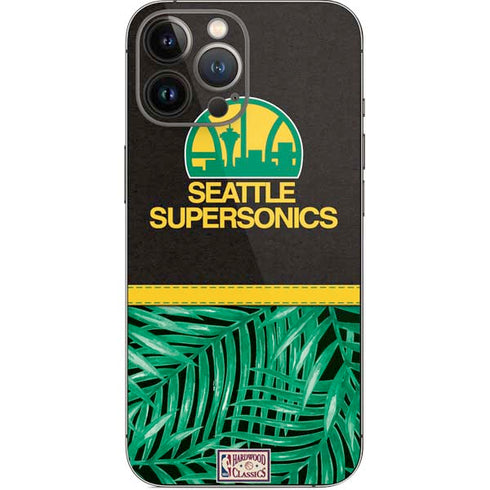 NBA Seattle SuperSonics Retro Palms iPhone 14 Pro Max Skin
