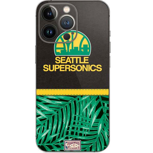 NBA Seattle SuperSonics Retro Palms iPhone 15 Pro Skin