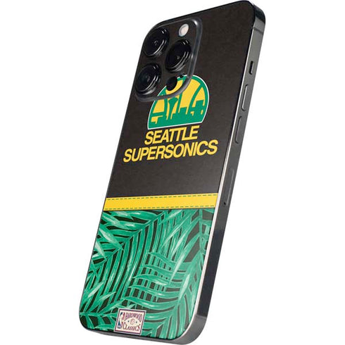 NBA Seattle SuperSonics Retro Palms iPhone 15 Pro Skin