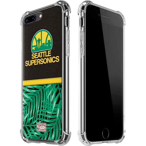 NBA Seattle SuperSonics Retro Palms iPhone 7/8 Plus Clear Case
