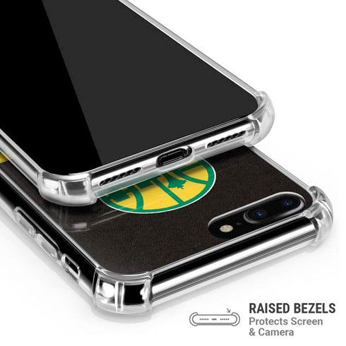 NBA Seattle SuperSonics Retro Palms iPhone 7/8 Plus Clear Case