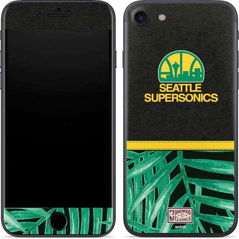 NBA Seattle SuperSonics Retro Palms iPhone 7 Skin