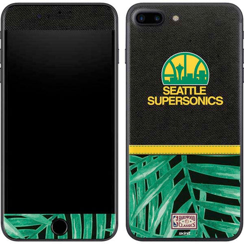 NBA Seattle SuperSonics Retro Palms iPhone 8 Plus Skin