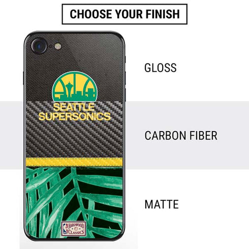 NBA Seattle SuperSonics Retro Palms iPhone SE (2nd & 3rd Gen) Skin