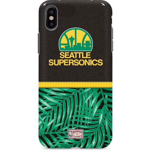 NBA Seattle SuperSonics Retro Palms iPhone X Pro Case