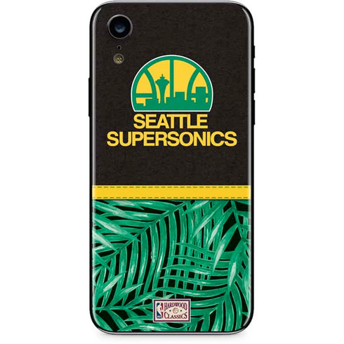 NBA Seattle SuperSonics Retro Palms iPhone XR Skin